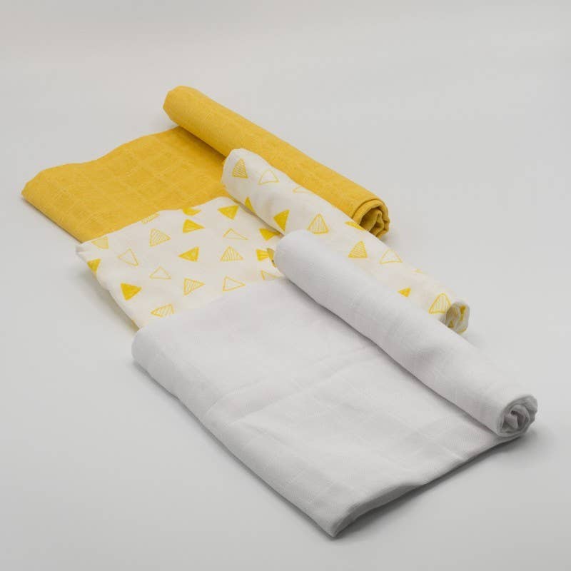 Muslins 3 units - Yellow and White