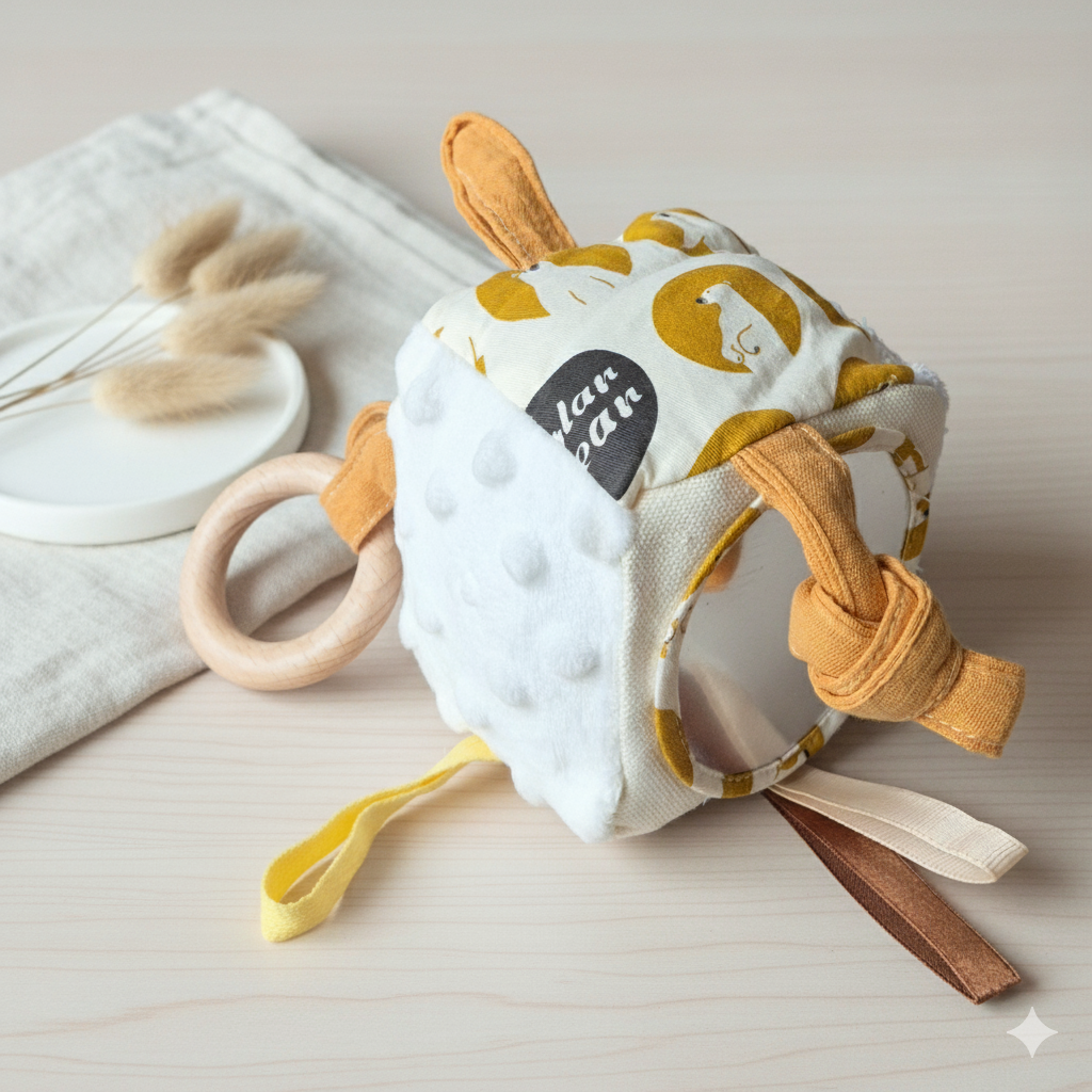 Soft Plush Activity Cube