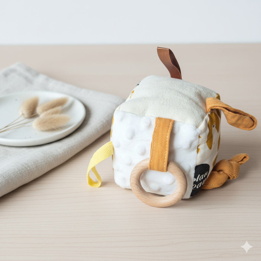 Soft Plush Activity Cube