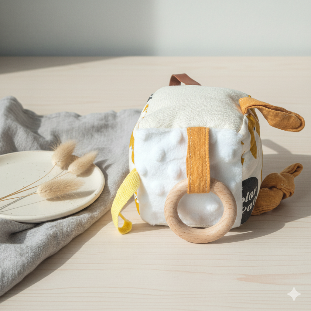 Soft Plush Activity Cube