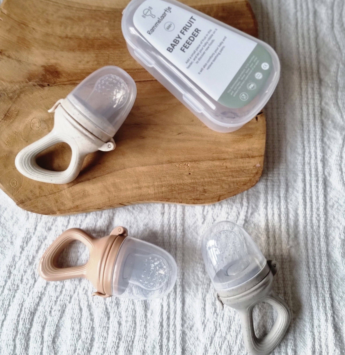 Fruit Feeder Pacifier - Sand Dotted